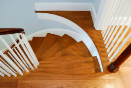 Hardwood steps in style